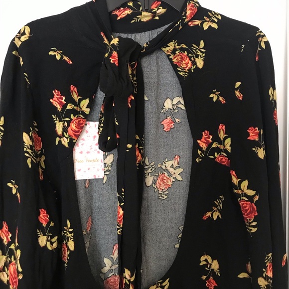 Free People Tate Floral Printed Tunic Dress - Picture 9 of 10